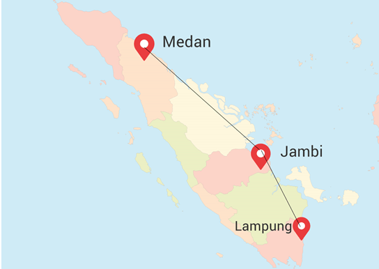 map sumatra